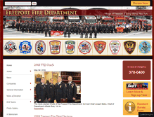 Tablet Screenshot of freeportfd.org
